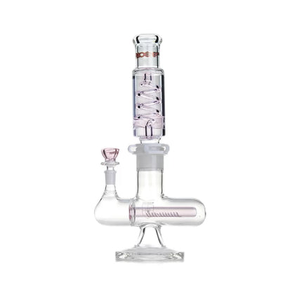 Freezable Coil Bong with Inline Perc 14 Inches