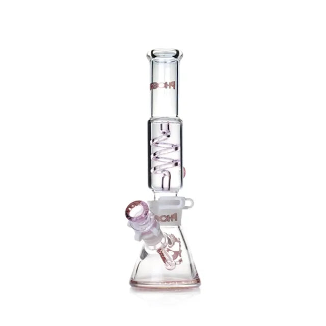 Beaker Bong 7mm Thick Freezable Coil 12 Inches