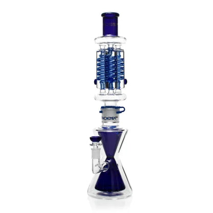 18 Inches Glycerin Bong with Triple Freezable Coil