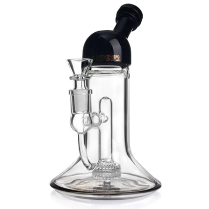 Glass Bubbler with Matrix Perc 8-Inches