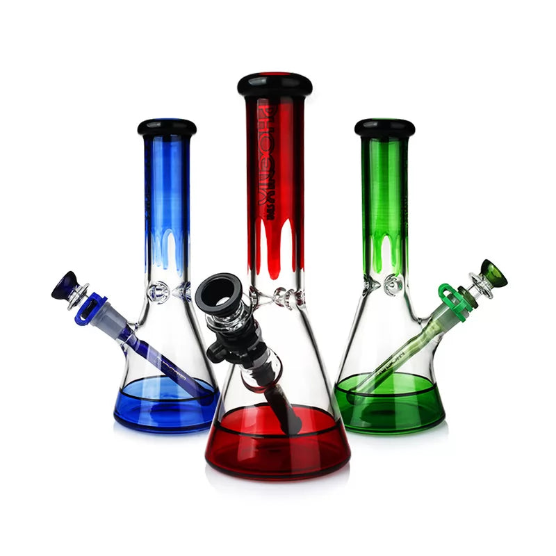 Colorful Beaker Bong 10 Inches