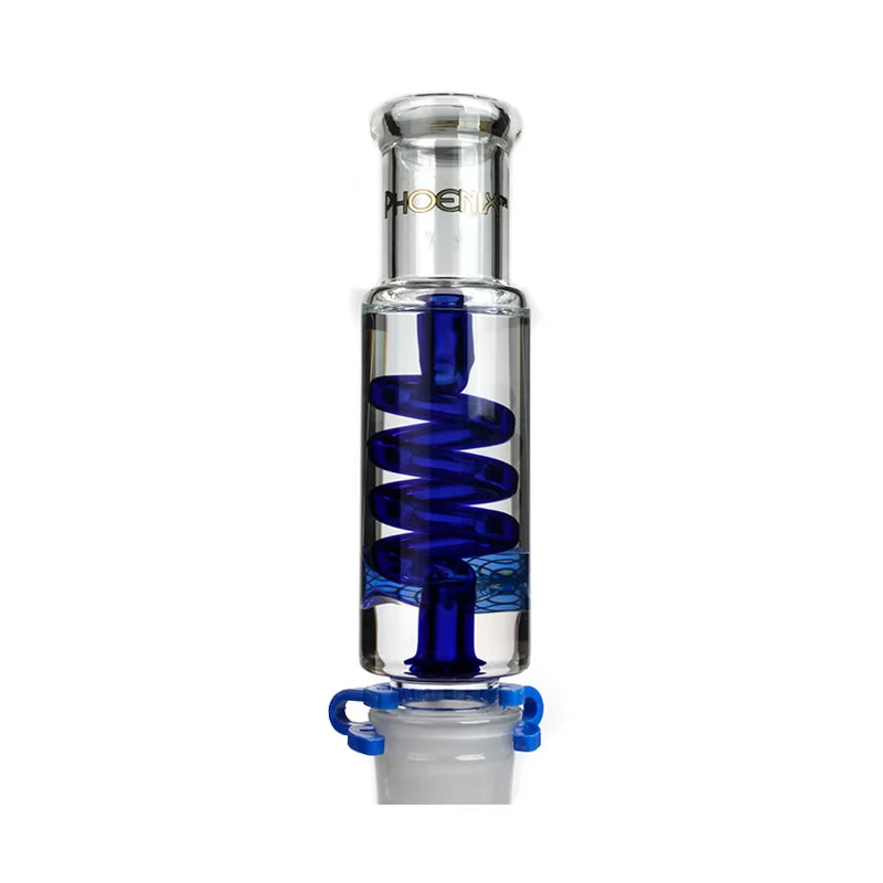 Freezable Coil Bong with Inline Perc 14 Inches