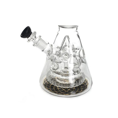 Freezable Coil Bong With Pyramid Perc 18 Inches