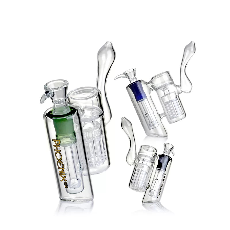 Glass Bubblers with 8 Arms Perc & Showhead Perc