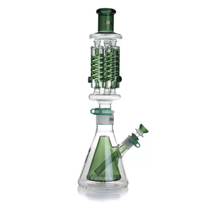 16 Inch Beaker Water-Pipe with Triple Freezable Coil.