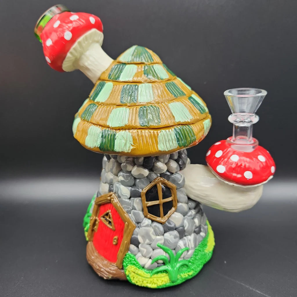 7-inches Mushroom House Bong